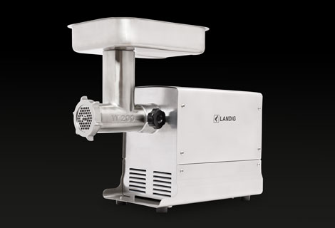 Meat grinder for processing Dry Aged Beef