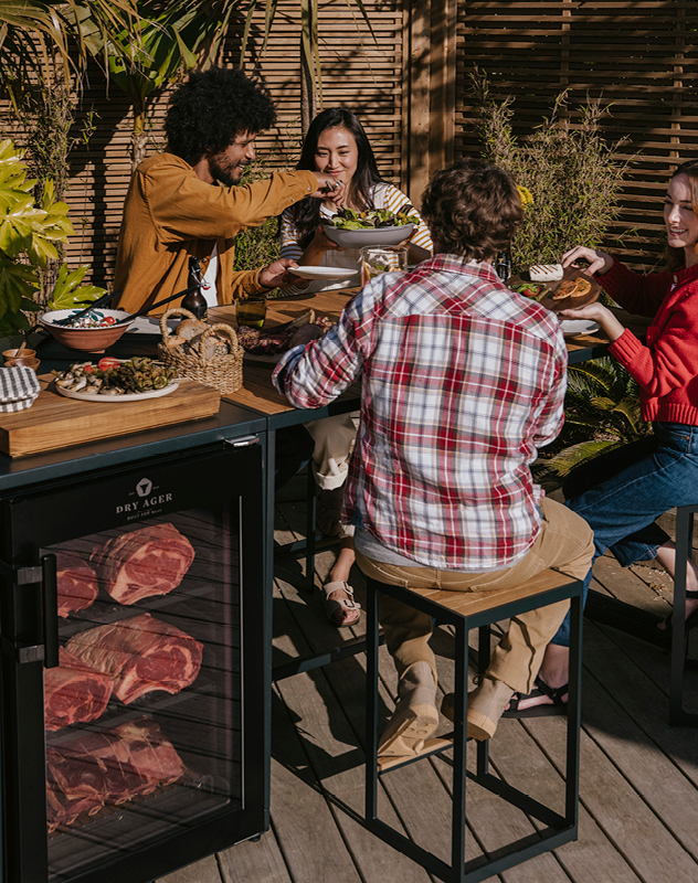 BBQ mit dem DRY AGER DX 500 Premium S Black