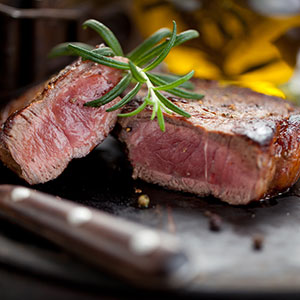 Fantastic medium grilled Dry-Aged Steak