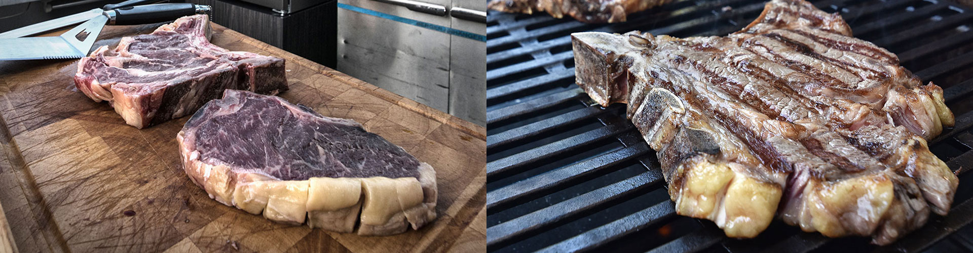 Learn how to bbq right Dry-Aged Steaks!