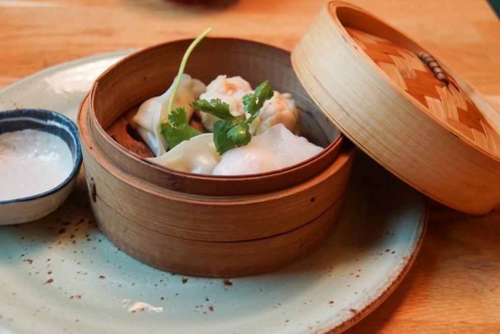 Delicious dim sum dish with Dry-Aged minced Delicious dim sum dish with Dry-Aged minced